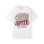 Coffee & Spite T-Shirt — "Running on Coffee & Spite" Retro Graphic Tee