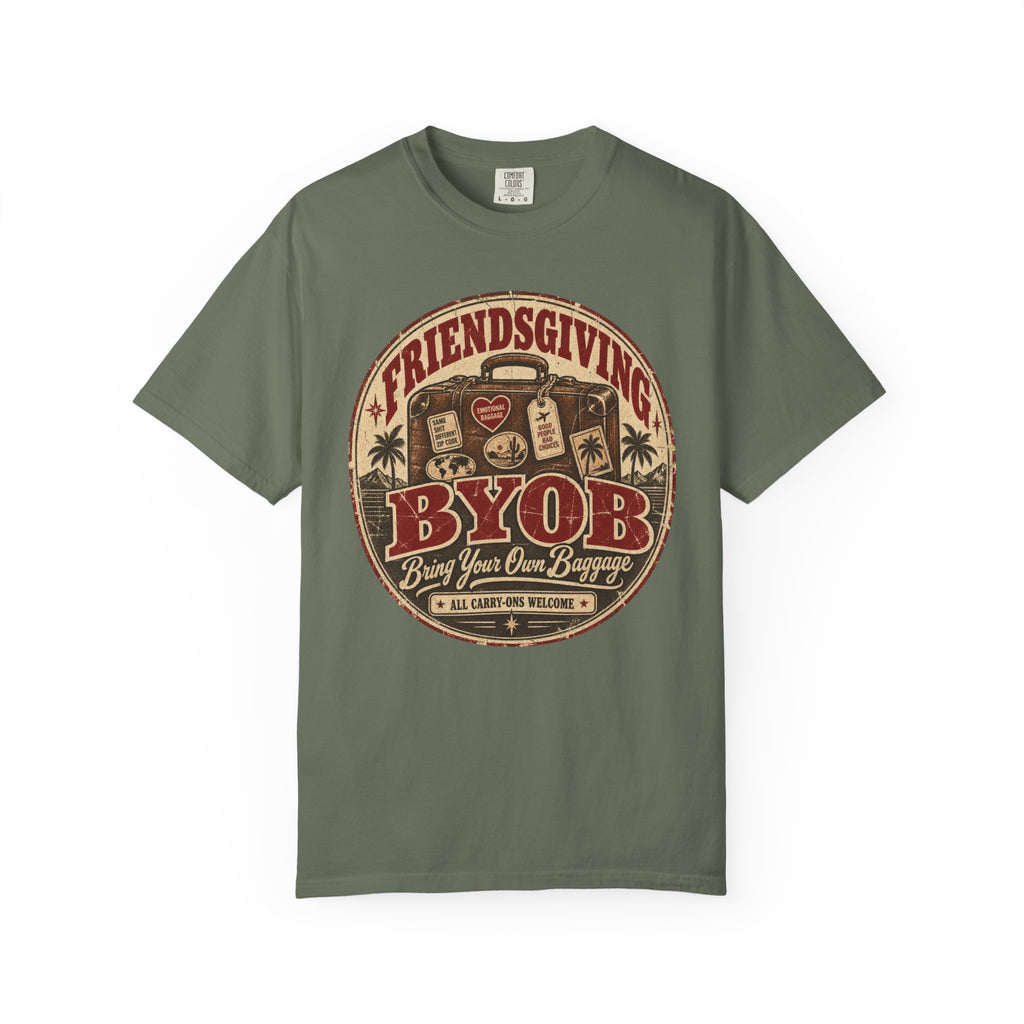 BYOB: Bring Your Own Baggage | Vintage Friendsgiving Oversized Tee