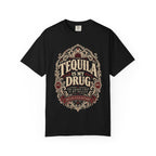 Tequila Is My Drug T-Shirt — Vintage Bar & Party Tee
