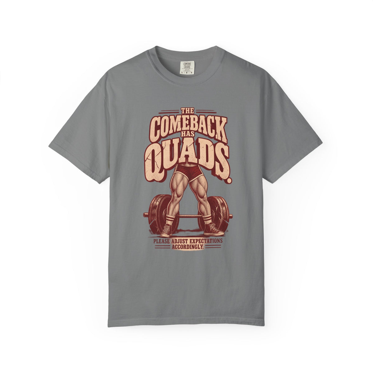 The Comeback Has Quads. – Vintage Women’s Strength Tee