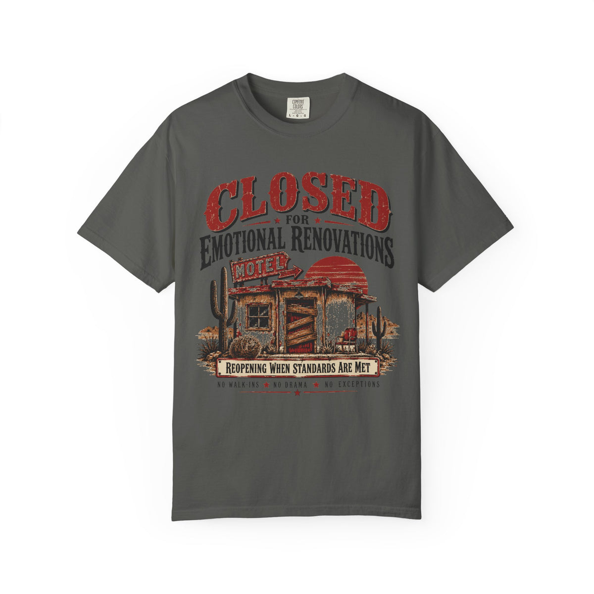Closed For Emotional Renovations - Vintage Western MotelTee