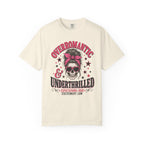 Skull Bandana T-Shirt — “Overromantic & Underthrilled” Vintage Rock Tee