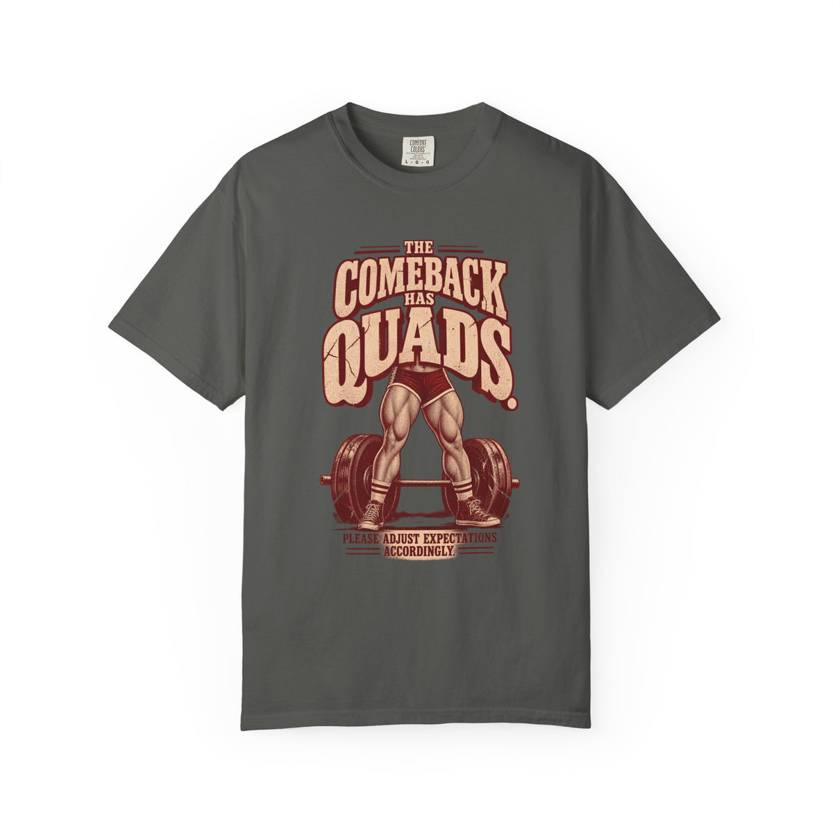 The Comeback Has Quads. – Vintage Women’s Strength Tee
