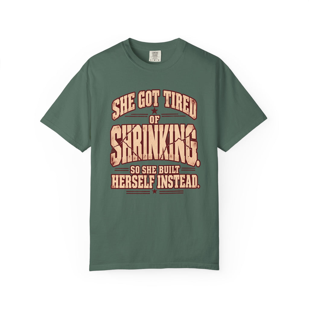 She Got Tired of Shrinking | Vintage Women's Oversized Strength Tee
