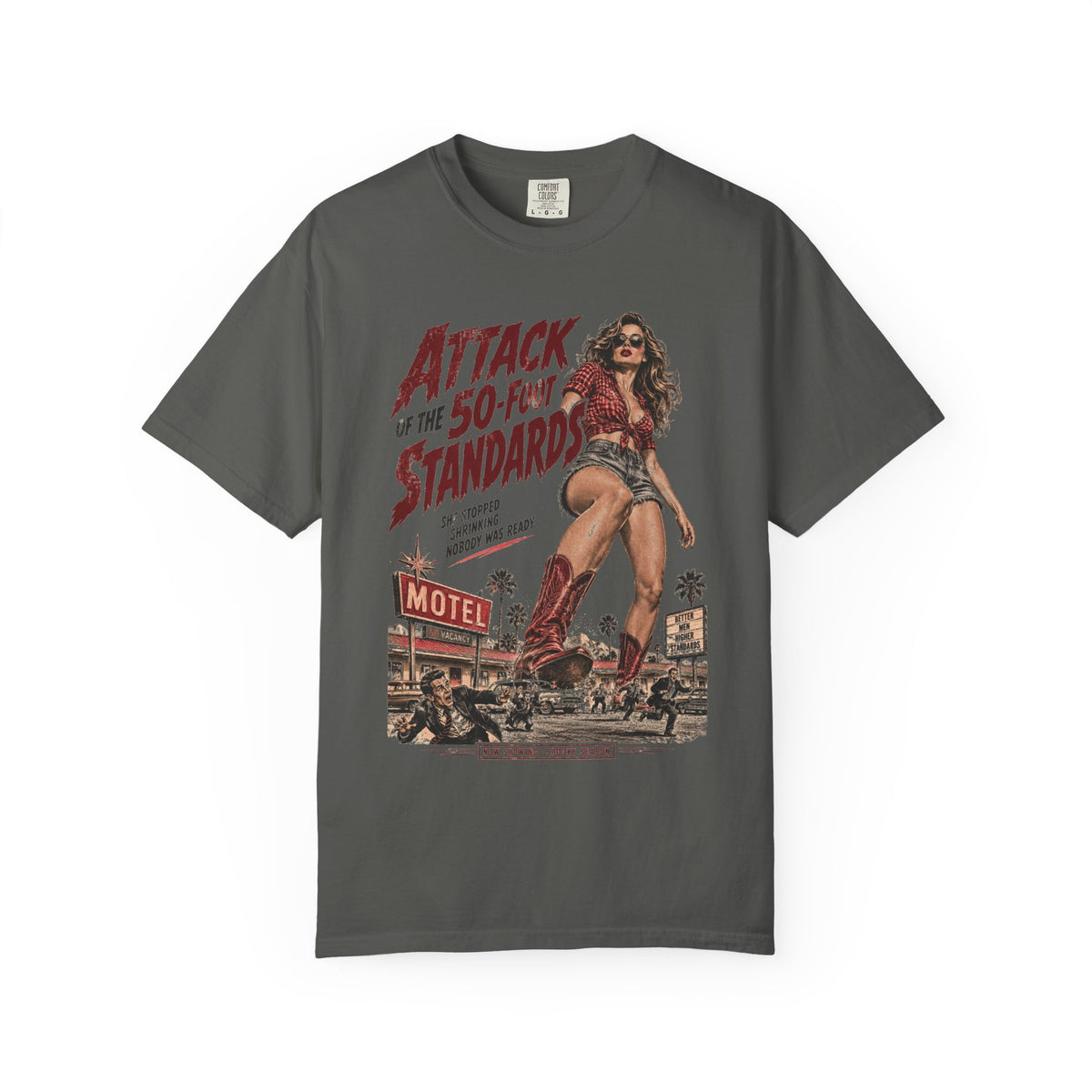 Attack of the 50-Foot Standards | Vintage Horror Halloween Oversized Tee