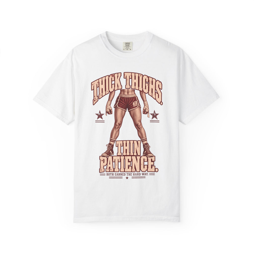 Thick Thighs Thin Patience | Vintage Women's Oversized Lifting Tee