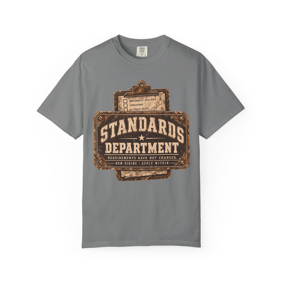 Standards Department — Vintage Plaque Tee