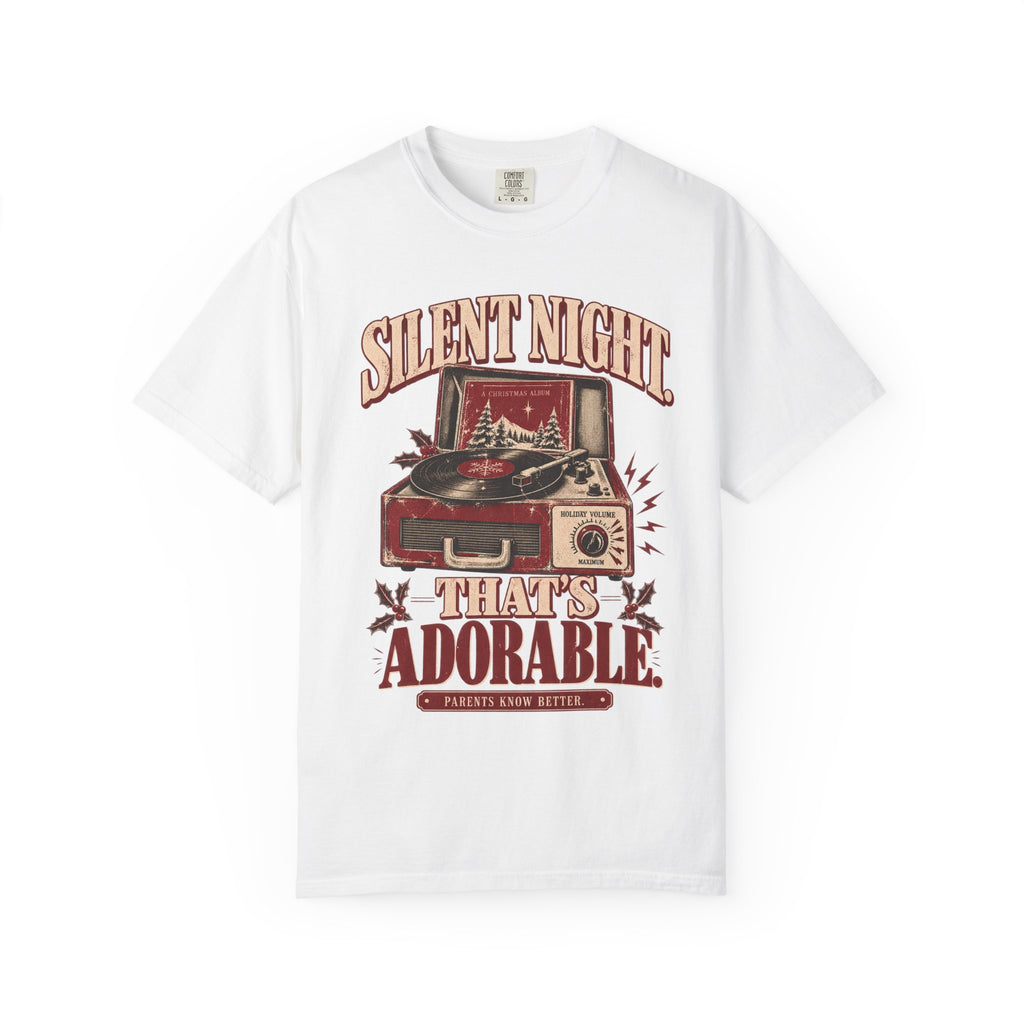 Silent Night. That’s Adorable. | Funny Vintage Christmas Mom Tee