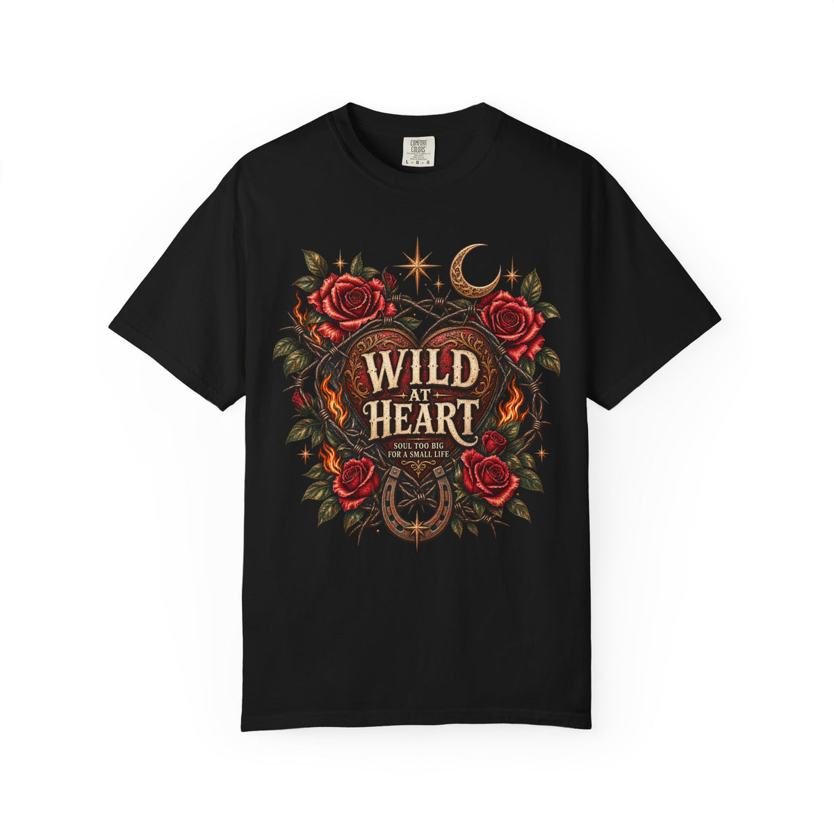 Wild at Heart Oversized Graphic Tee | Western Shirt