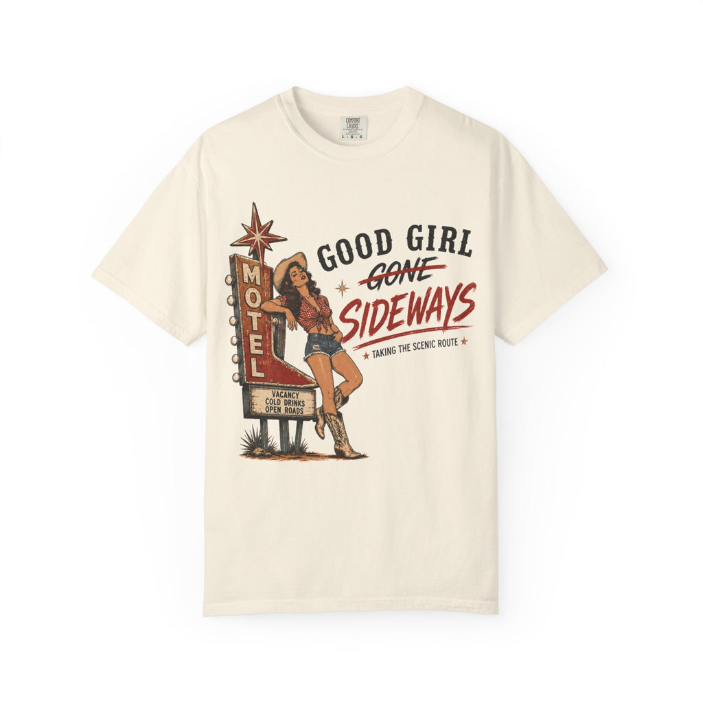 Good Girl Gone Sideways Vintage Western Graphic Tee