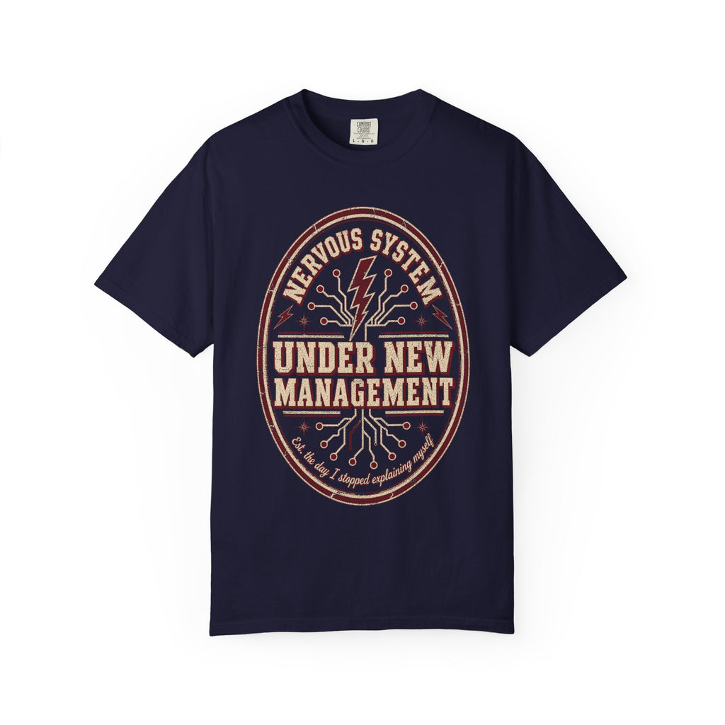 Nervous System Under New Management — Vintage Patch Tee
