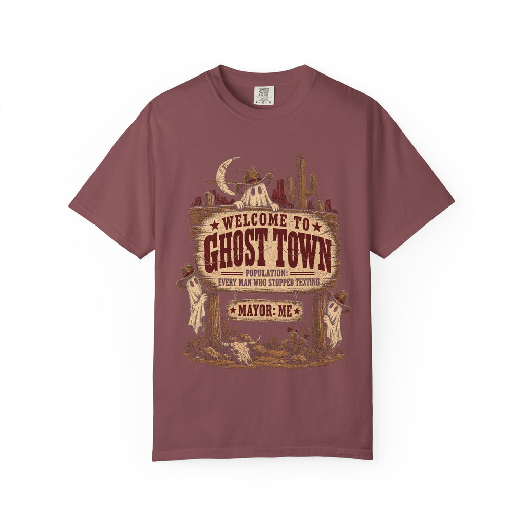 Ghost Town | Vintage Western Halloween Oversized Tee