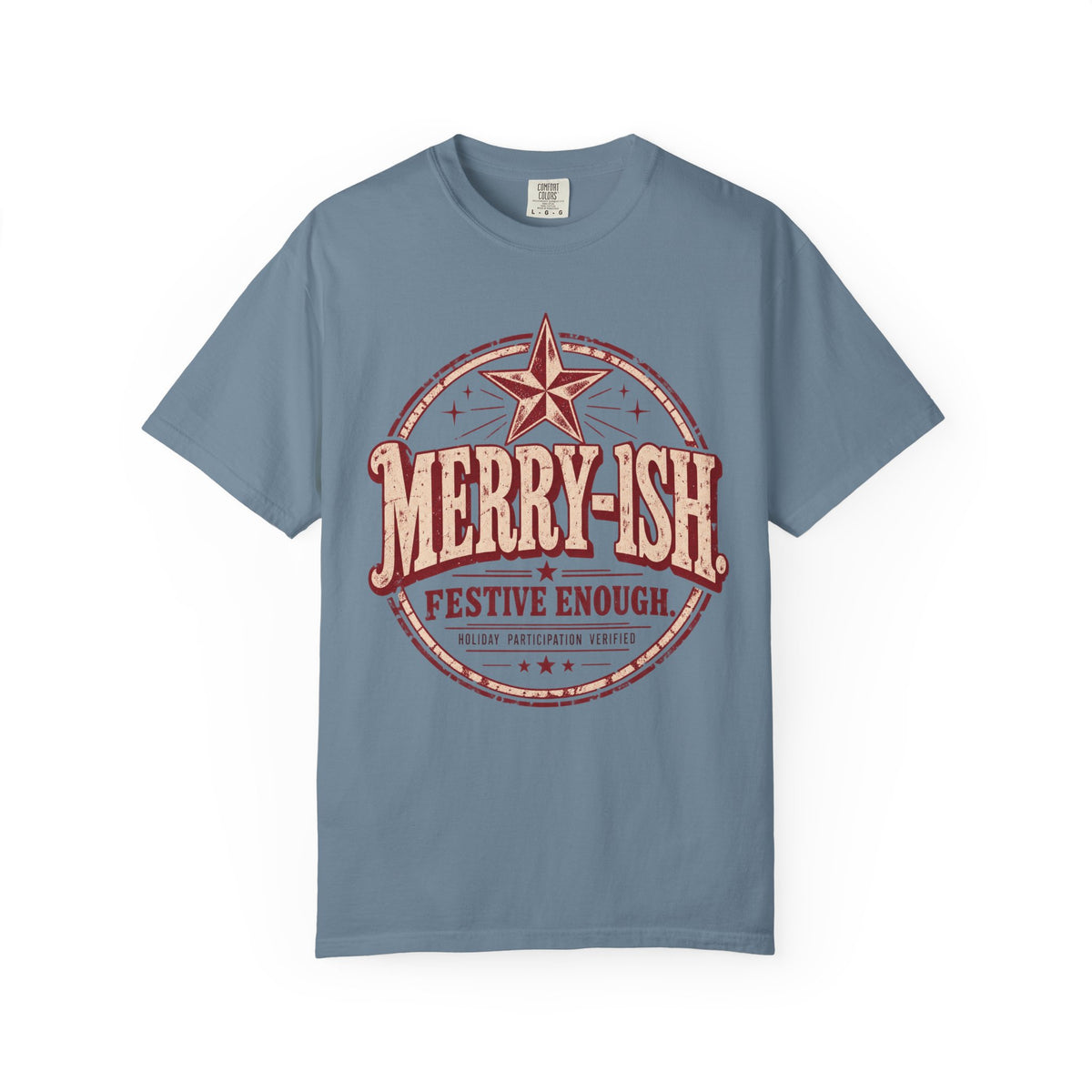 Merry-ish. | Vintage Christmas Oversized Tee