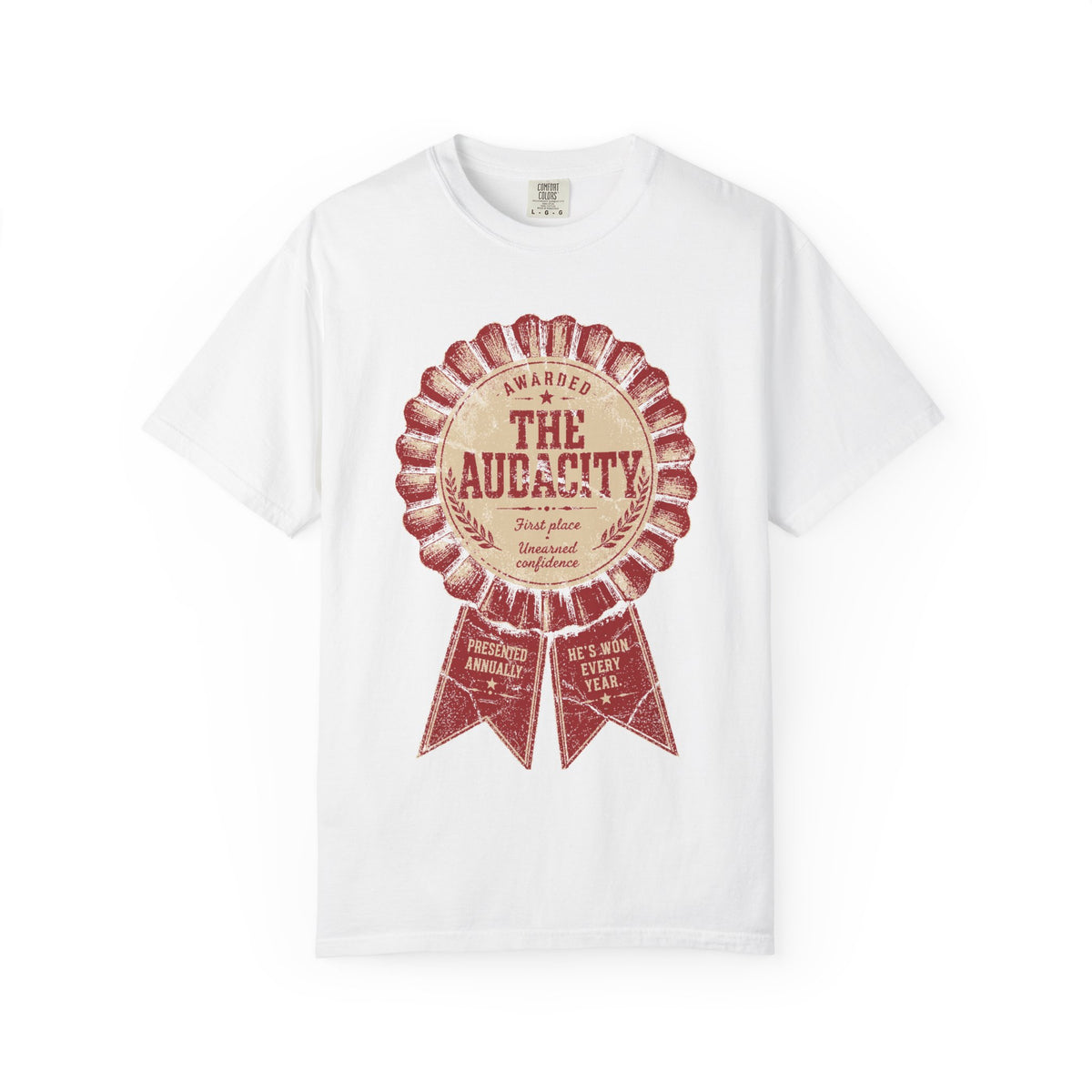 The Audacity Award — Vintage Prize Ribbon Tee