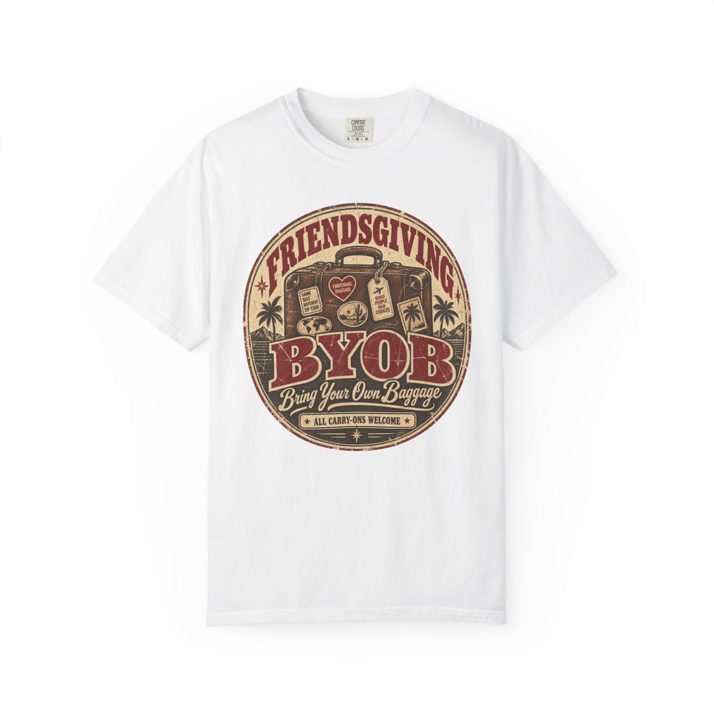 BYOB: Bring Your Own Baggage | Vintage Friendsgiving Oversized Tee