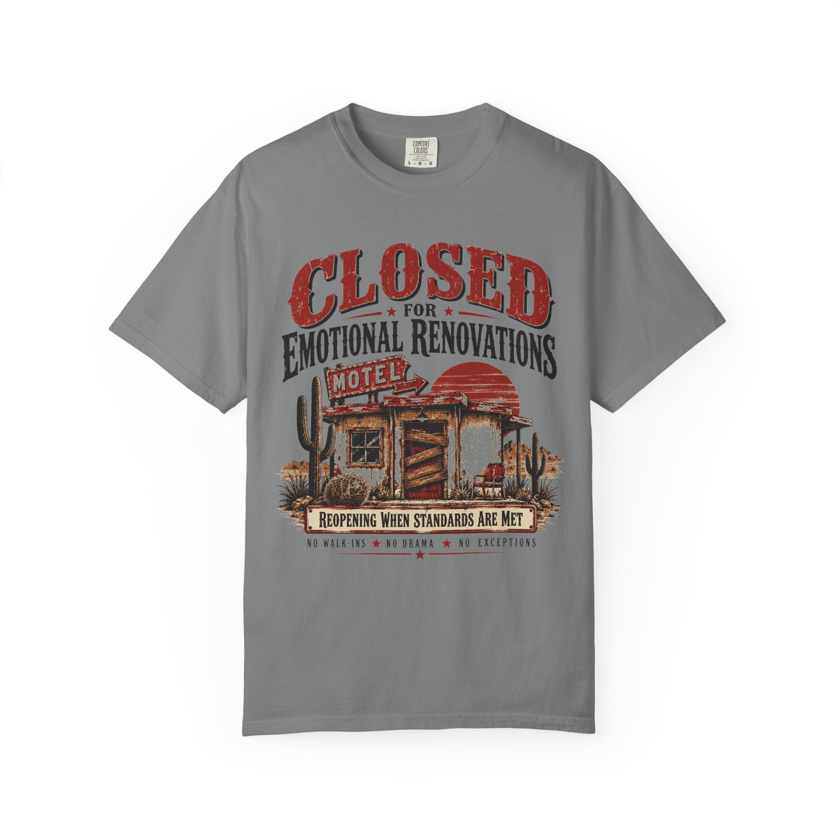 Closed For Emotional Renovations - Vintage Western MotelTee