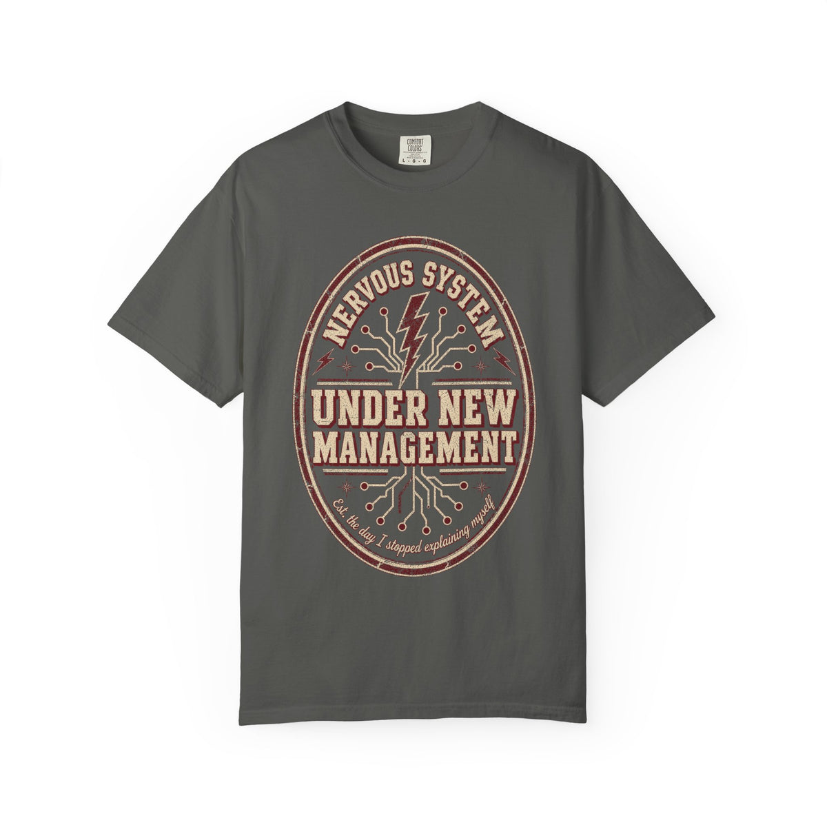 Nervous System Under New Management — Vintage Patch Tee