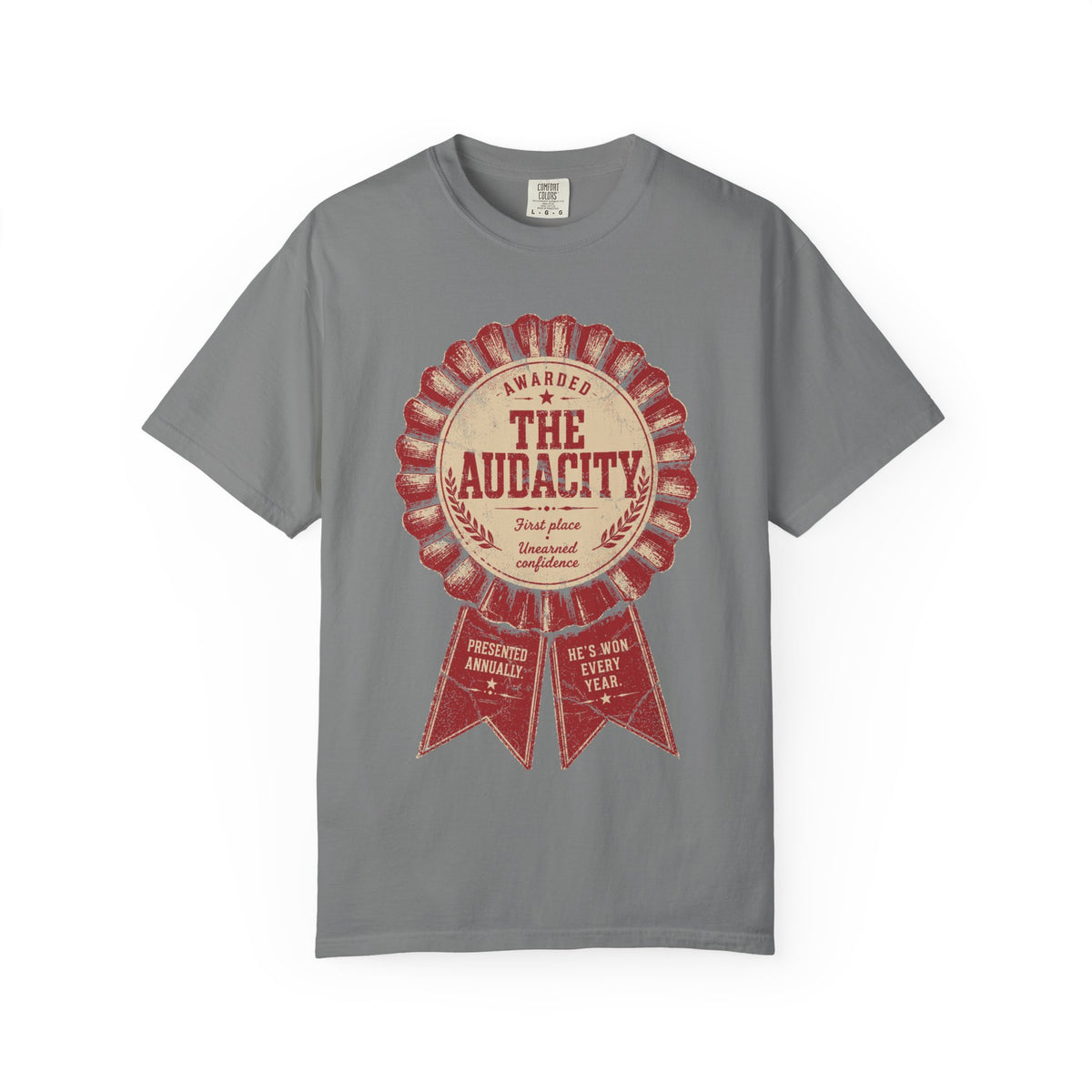 The Audacity Award — Vintage Prize Ribbon Tee