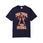 Thick Thighs Thin Patience | Vintage Women's Oversized Lifting Tee
