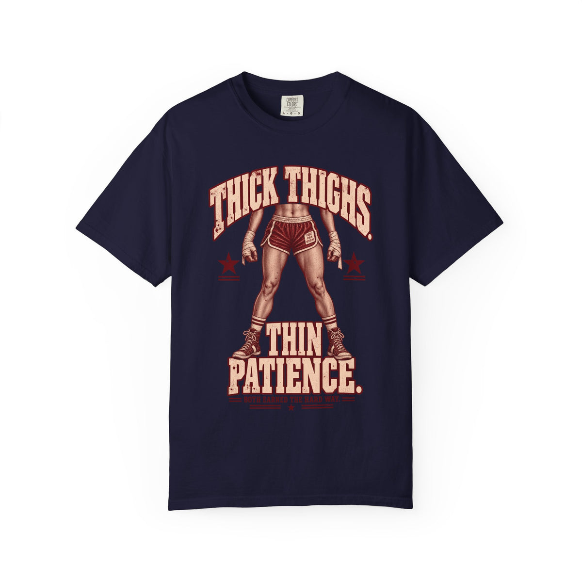 Thick Thighs Thin Patience | Vintage Women's Oversized Lifting Tee