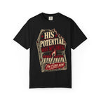 T-Shirt — "His Potential Was My Drug" Vintage Matchbox Graphic Tee