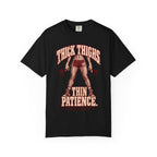 Thick Thighs Thin Patience | Vintage Women's Oversized Lifting Tee