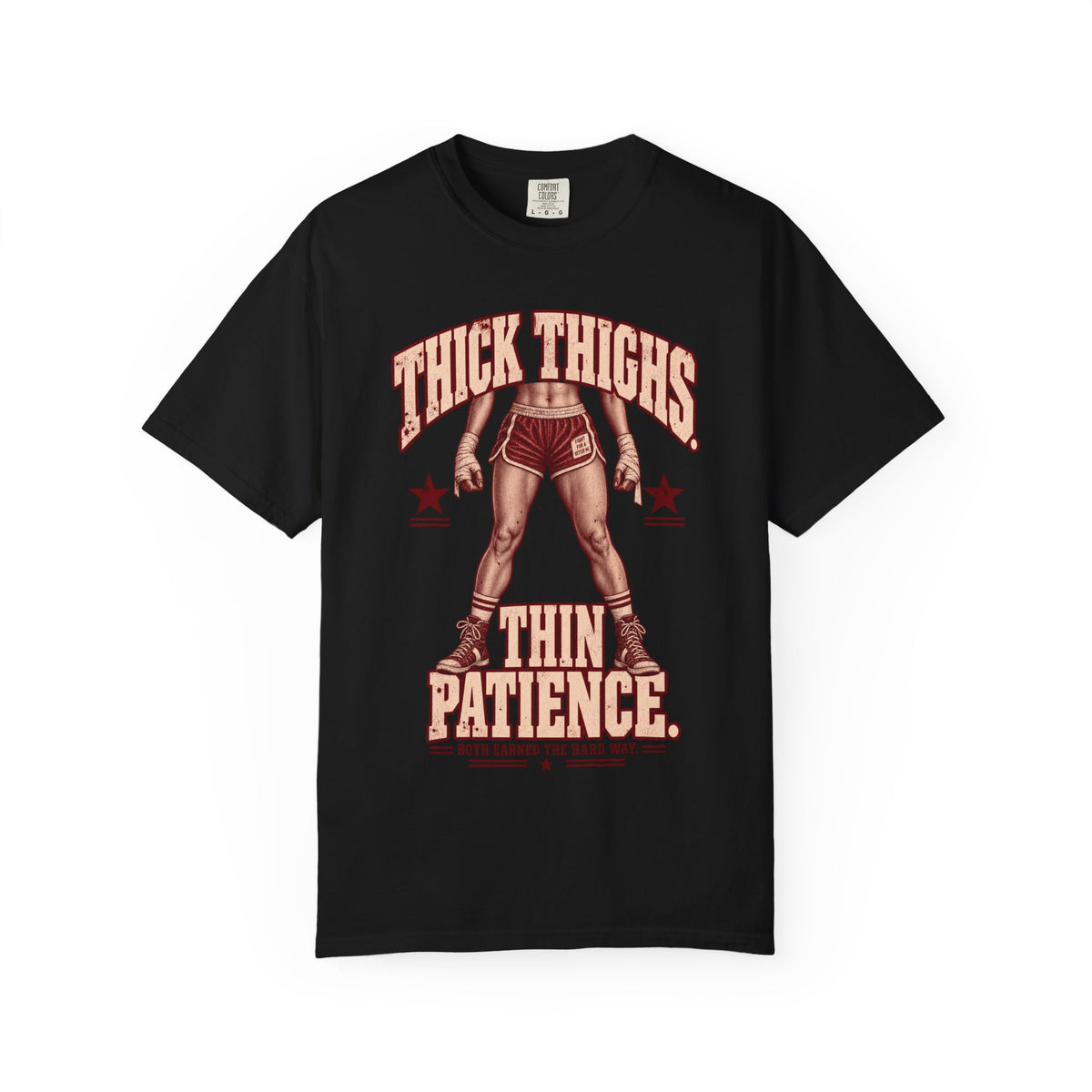 Thick Thighs Thin Patience | Vintage Women's Oversized Lifting Tee