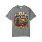 No Plans. Just Vibes. Vintage Desert Road Trip Graphic Tee