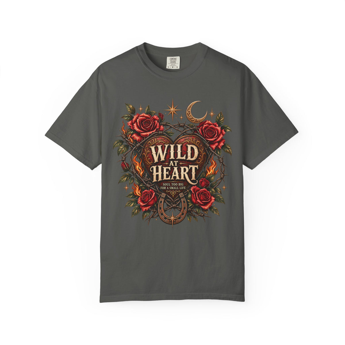 Wild at Heart Oversized Graphic Tee | Western Shirt