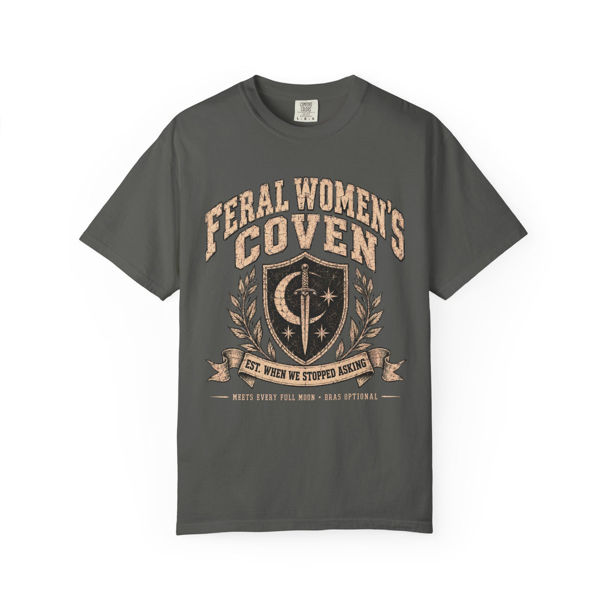 Feral Women's Coven T-Shirt — Vintage Witchy Graphic Tee