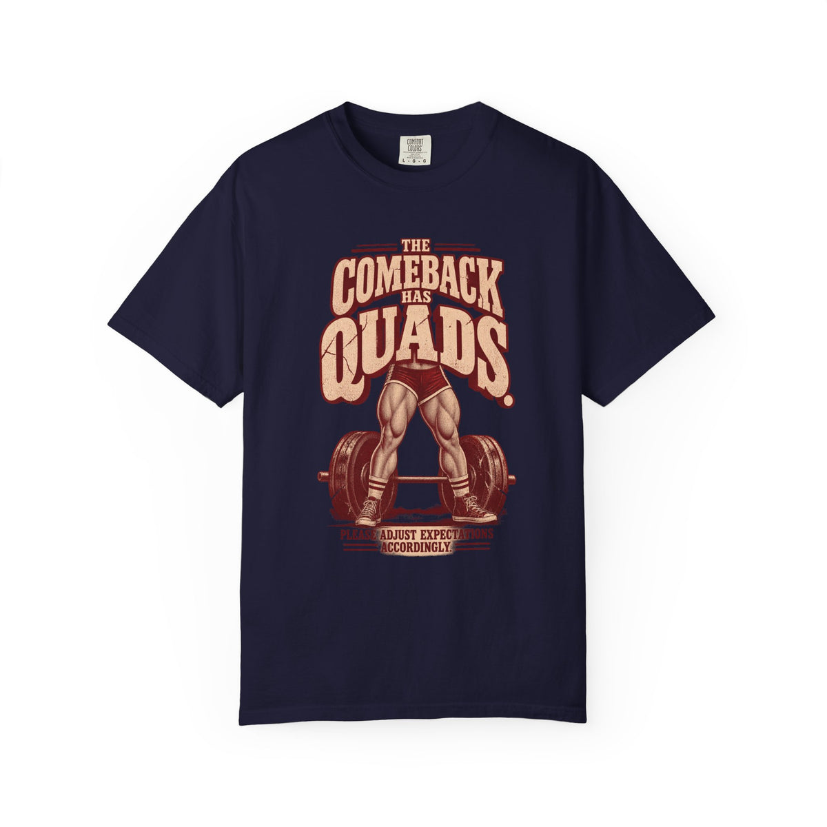 The Comeback Has Quads. – Vintage Women’s Strength Tee