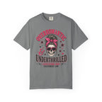 Skull Bandana T-Shirt — “Overromantic & Underthrilled” Vintage Rock Tee