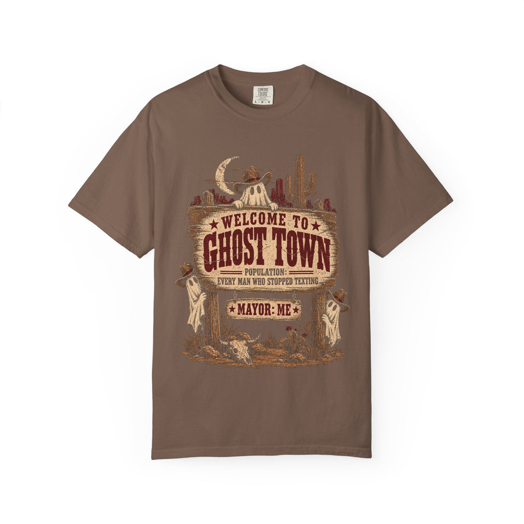 Ghost Town | Vintage Western Halloween Oversized Tee