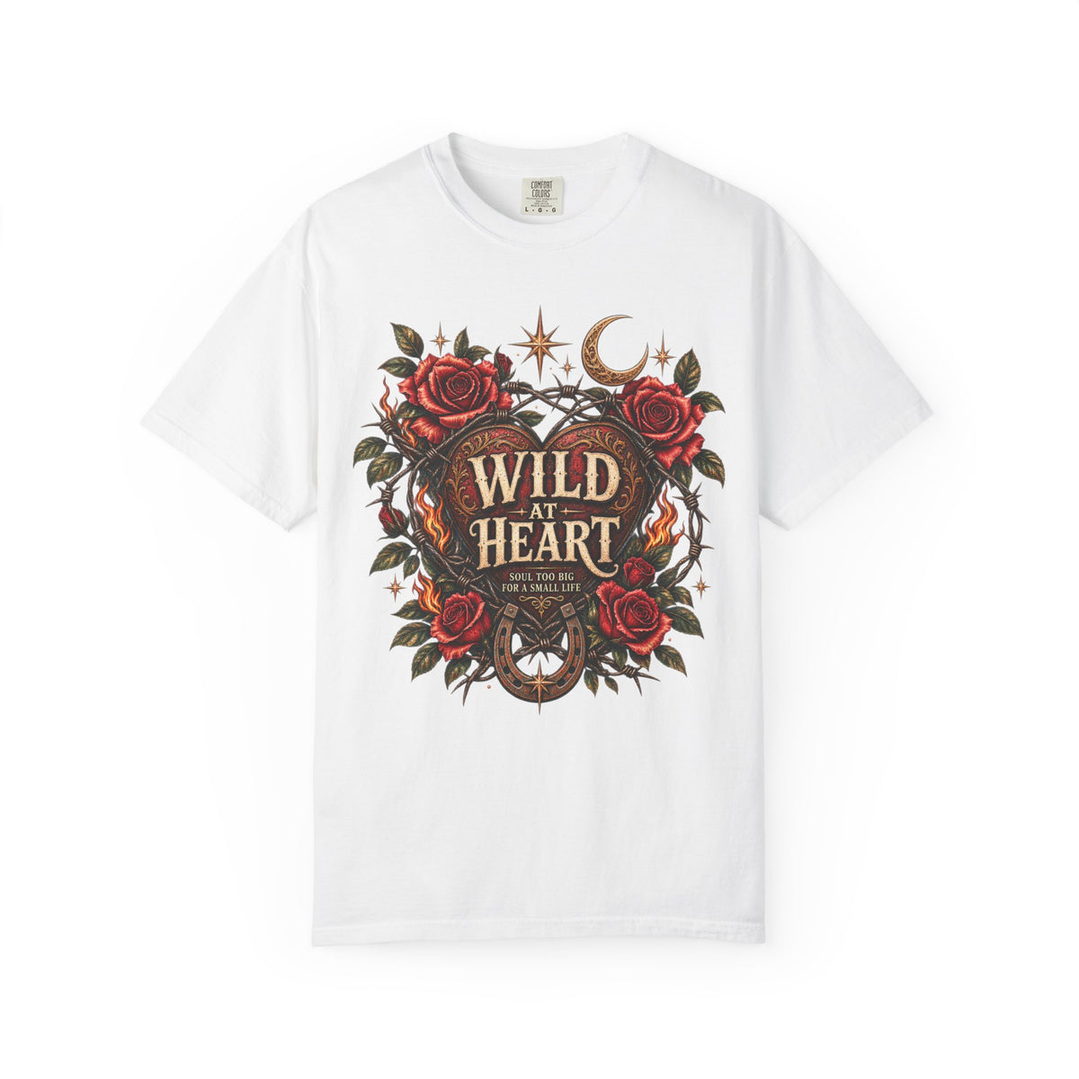 Wild at Heart Oversized Graphic Tee | Western Shirt