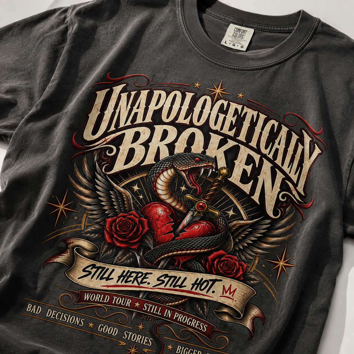 Still Here. Still Hot. Vintage Graphic Tee