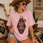 Still Hot. Just Tired. — Unapologetically Broken Vintage Motel Tag Tee