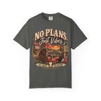 No Plans. Just Vibes. Vintage Desert Road Trip Graphic Tee