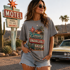 Currently Unavailable Oversized Graphic Tee | Retro No Vacancy Shirt