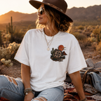 She's Not Lost Oversized Graphic Tee | Inspirational Western Adventure Shirt