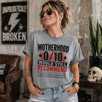 Motherhood 0/10 Would Still Recommend T-Shirt