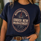 Nervous System Under New Management — Vintage Patch Tee