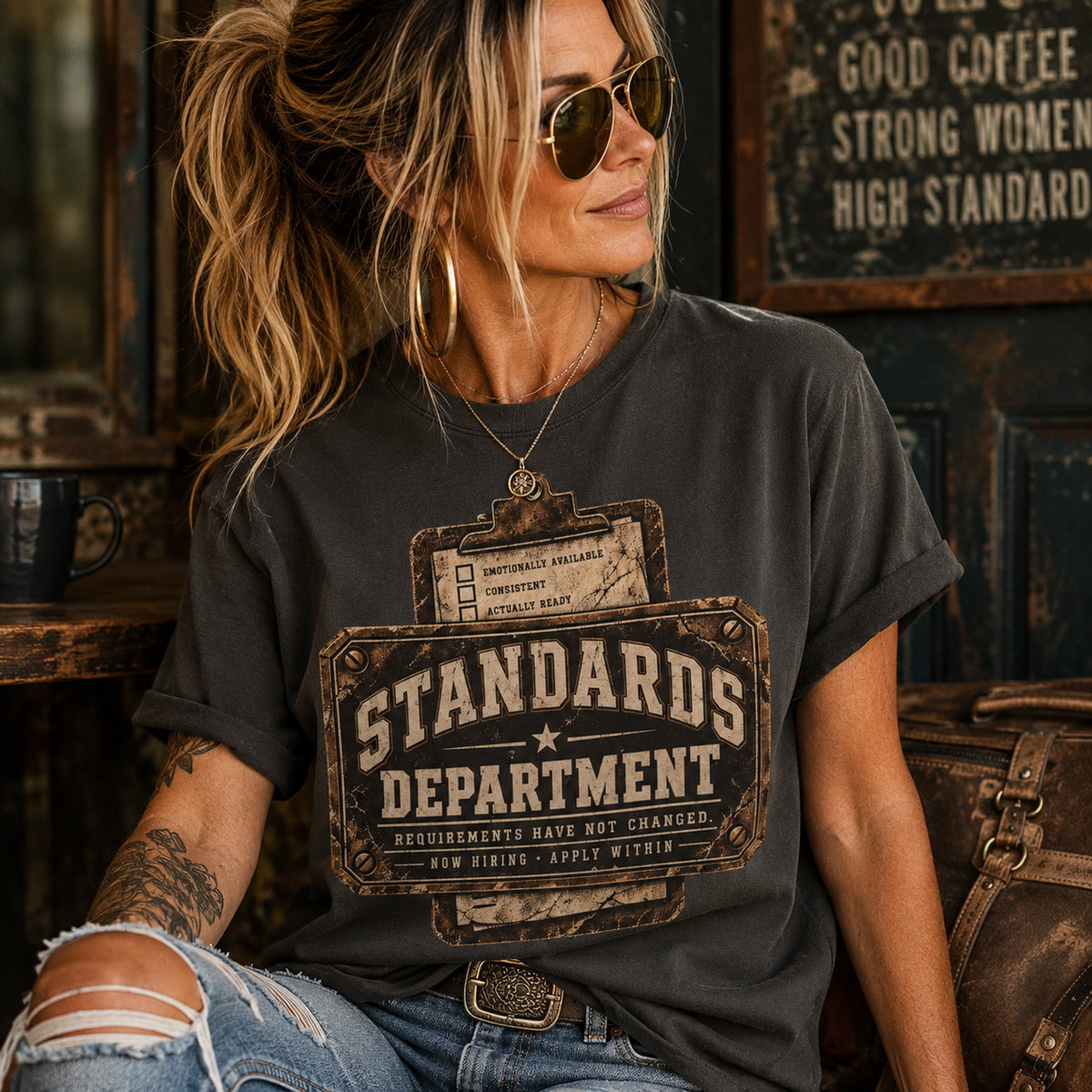 Standards Department — Vintage Plaque Tee