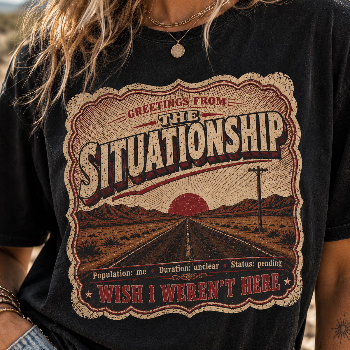 SituationShip Vintage Roadtrip T-Shirt