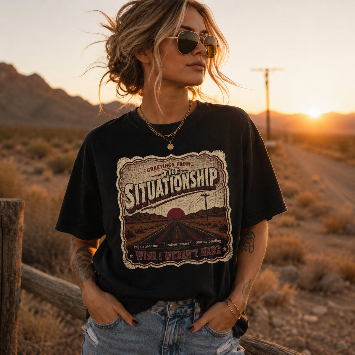 SituationShip Vintage Roadtrip T-Shirt