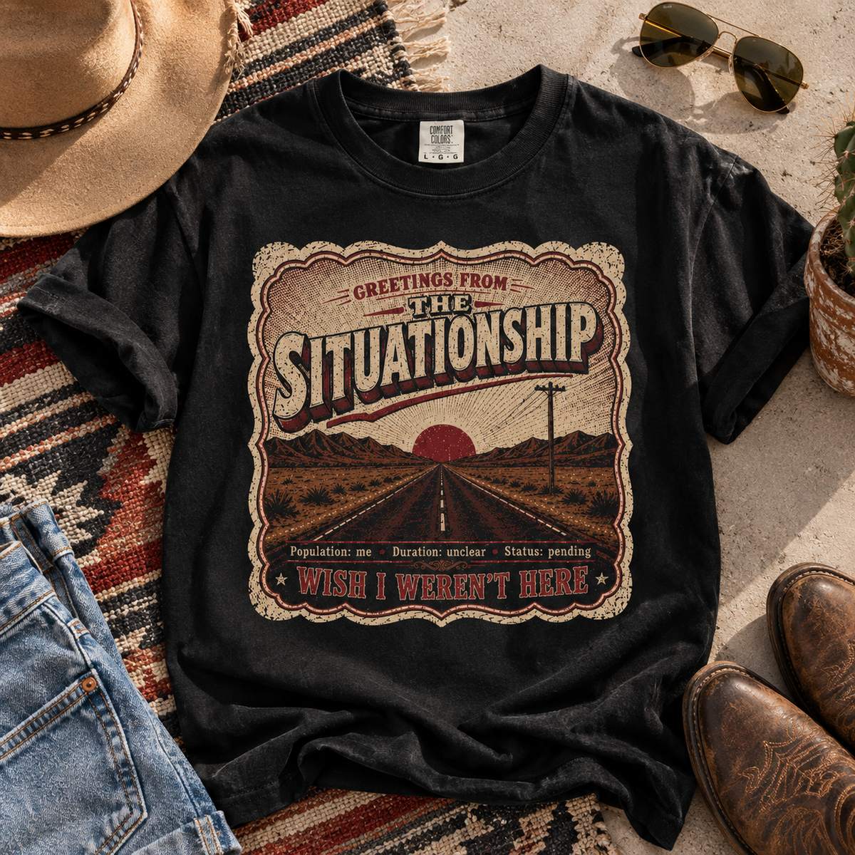 SituationShip Vintage Roadtrip T-Shirt