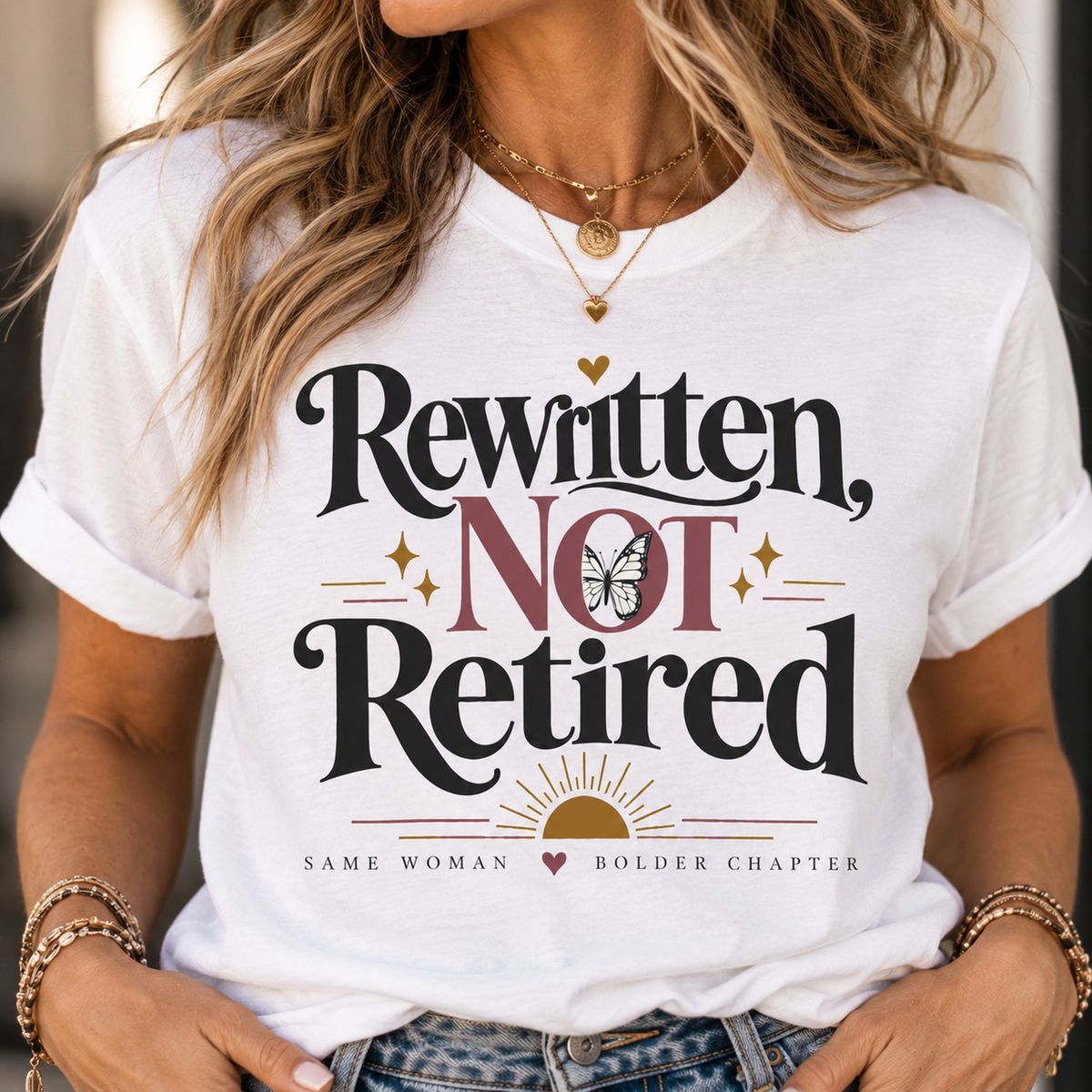 Rewritten Not Retired T-Shirt — Retirement & New Chapter Gift
