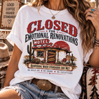 Closed For Emotional Renovations - Vintage Western MotelTee
