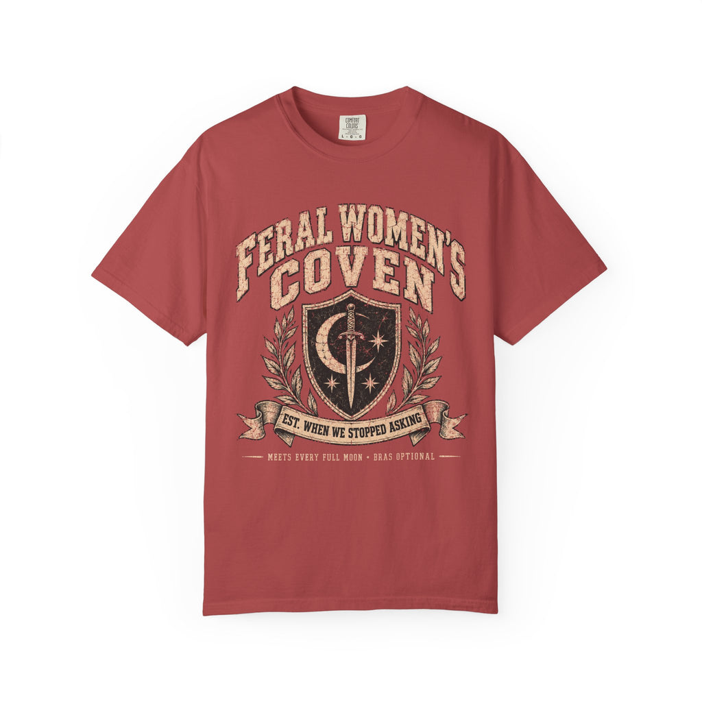 Feral Women's Coven T-Shirt — Vintage Witchy Graphic Tee
