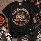 Department of Mom Tax | Funny Vintage Halloween Mom Oversized Tee