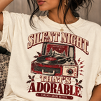 Silent Night. That’s Adorable. | Funny Vintage Christmas Mom Tee